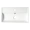 Alfi Brand ALFI brand ABC122 White 22" Rectangular Wall Mounted Ceramic Sink with Faucet Hole ABC122 - alternate 2